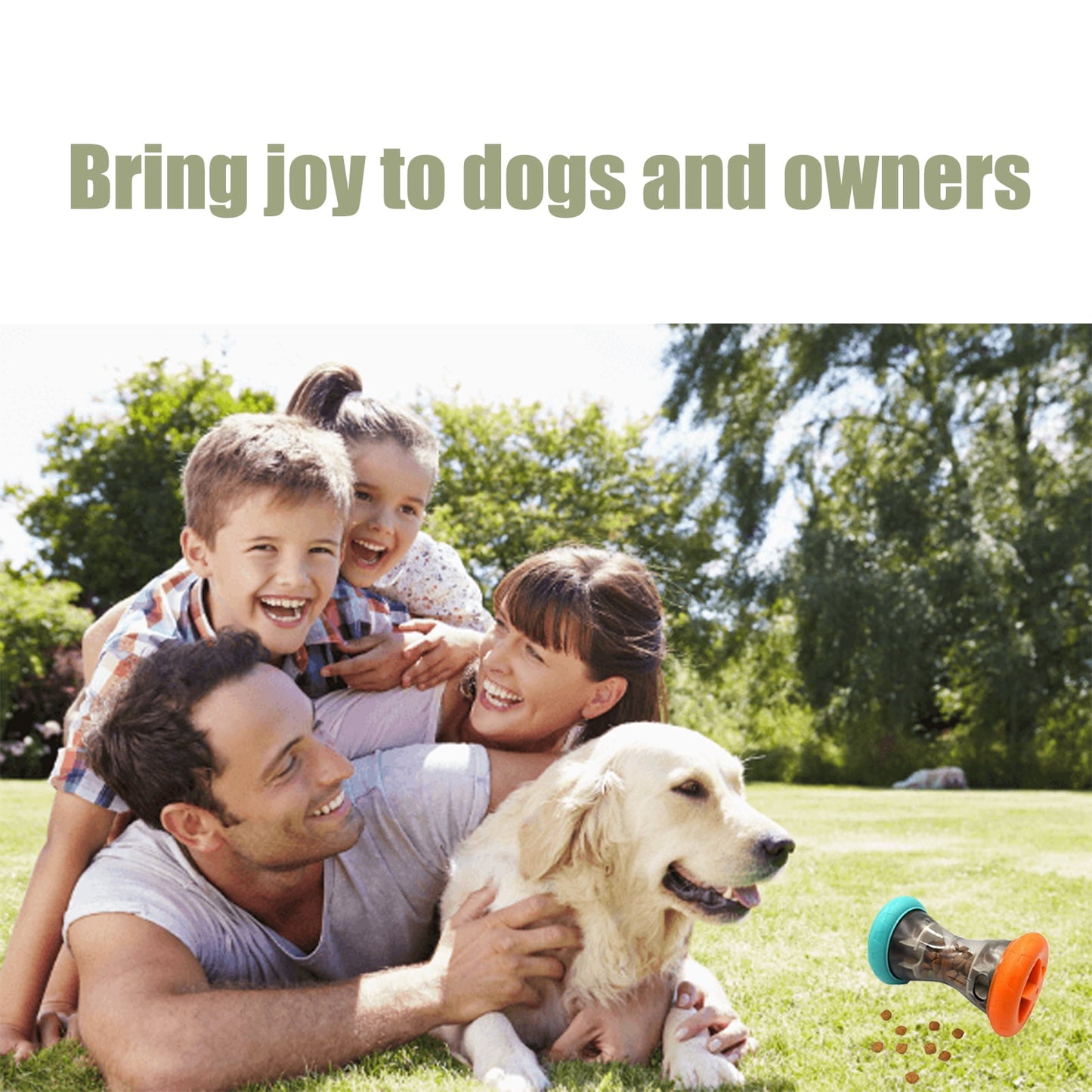 Treat Dispensing Slow Feeder,Interactive Dog Puzzle Toy, Dogs Enrichment Toy