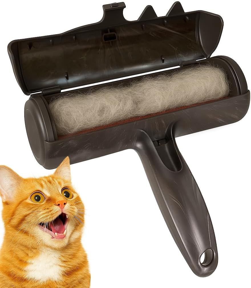 Pet Hair Remover Roller - Lint Roller for Pet Hair - Self-Cleaning Dog & Cat Hair Remover-