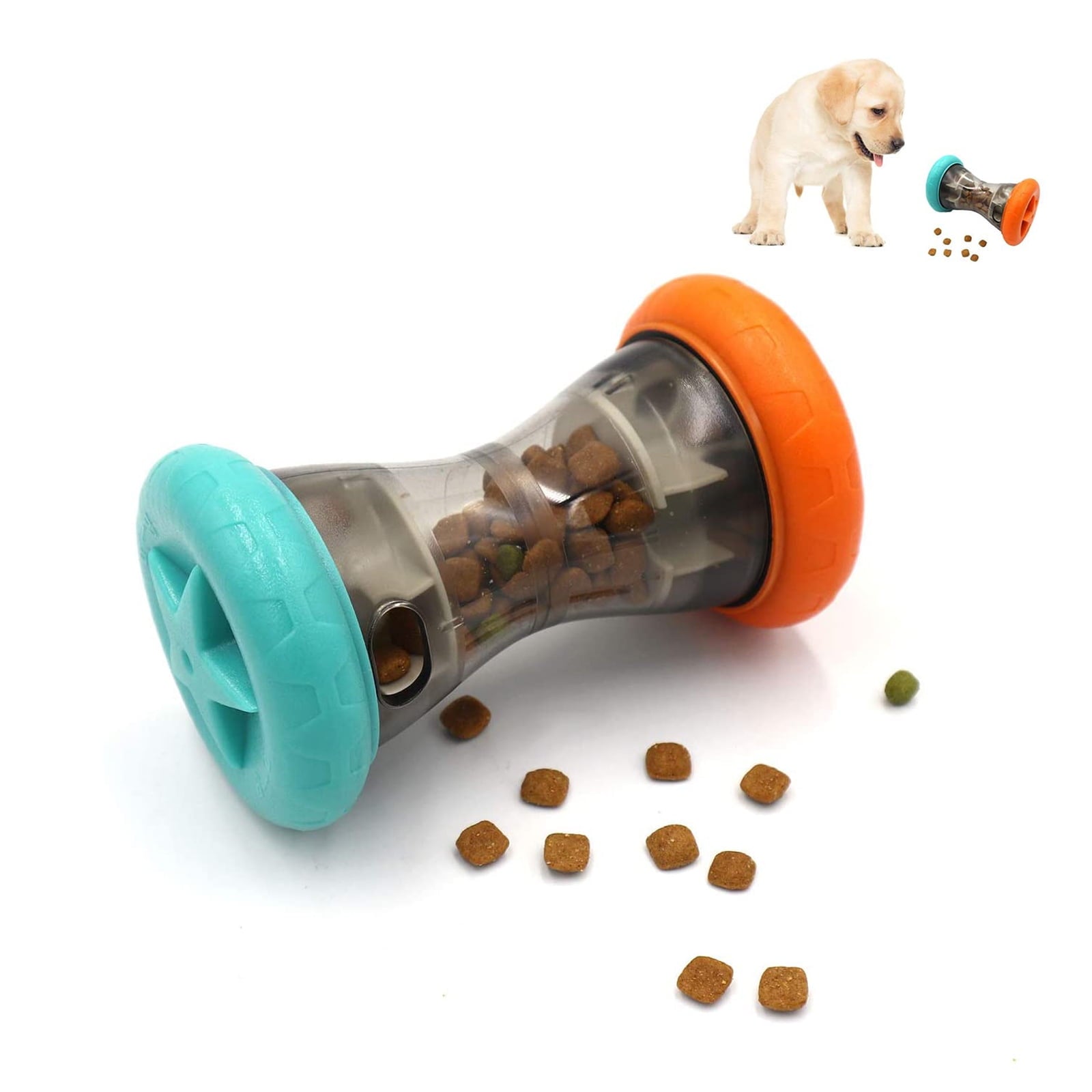 Treat Dispensing Slow Feeder,Interactive Dog Puzzle Toy, Dogs Enrichment Toy