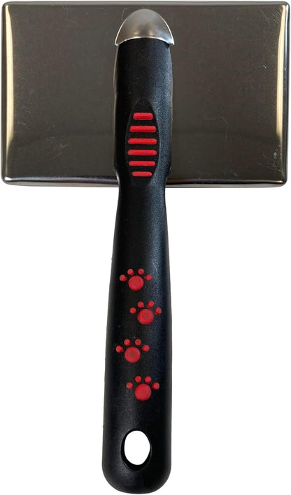  Soft Pin Flat Slicker Brush for Dogs, Professional Grade Brush for Large Dogs, Coated Tips, Gentle on Skin, Remove Tangles and Mats, Maximum Coverage, X-Large