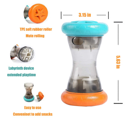 Treat Dispensing Slow Feeder,Interactive Dog Puzzle Toy, Dogs Enrichment Toy