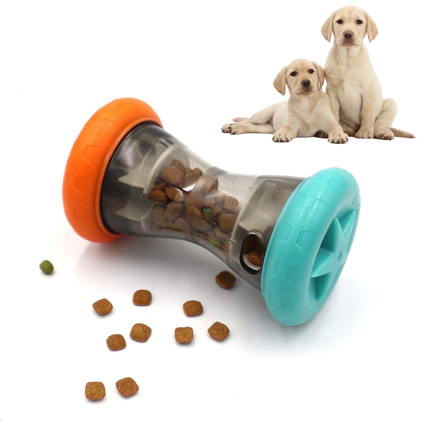 Treat Dispensing Slow Feeder,Interactive Dog Puzzle Toy, Dogs Enrichment Toy